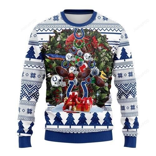 Nfl Indianapolis Colts Tree Christmas Ugly Christmas Sweater Nfl Indianapolis Colts Tree Christmas Ugly Christmas Sweater