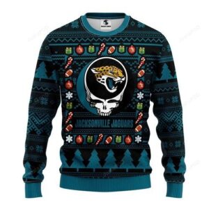 Nfl Jacksonville Jaguars Grateful Ugly Christmas Sweater