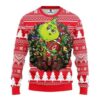 Nfl Kansas City Chiefs Grinch Hug GG Assortment Ugly Sweatshirt