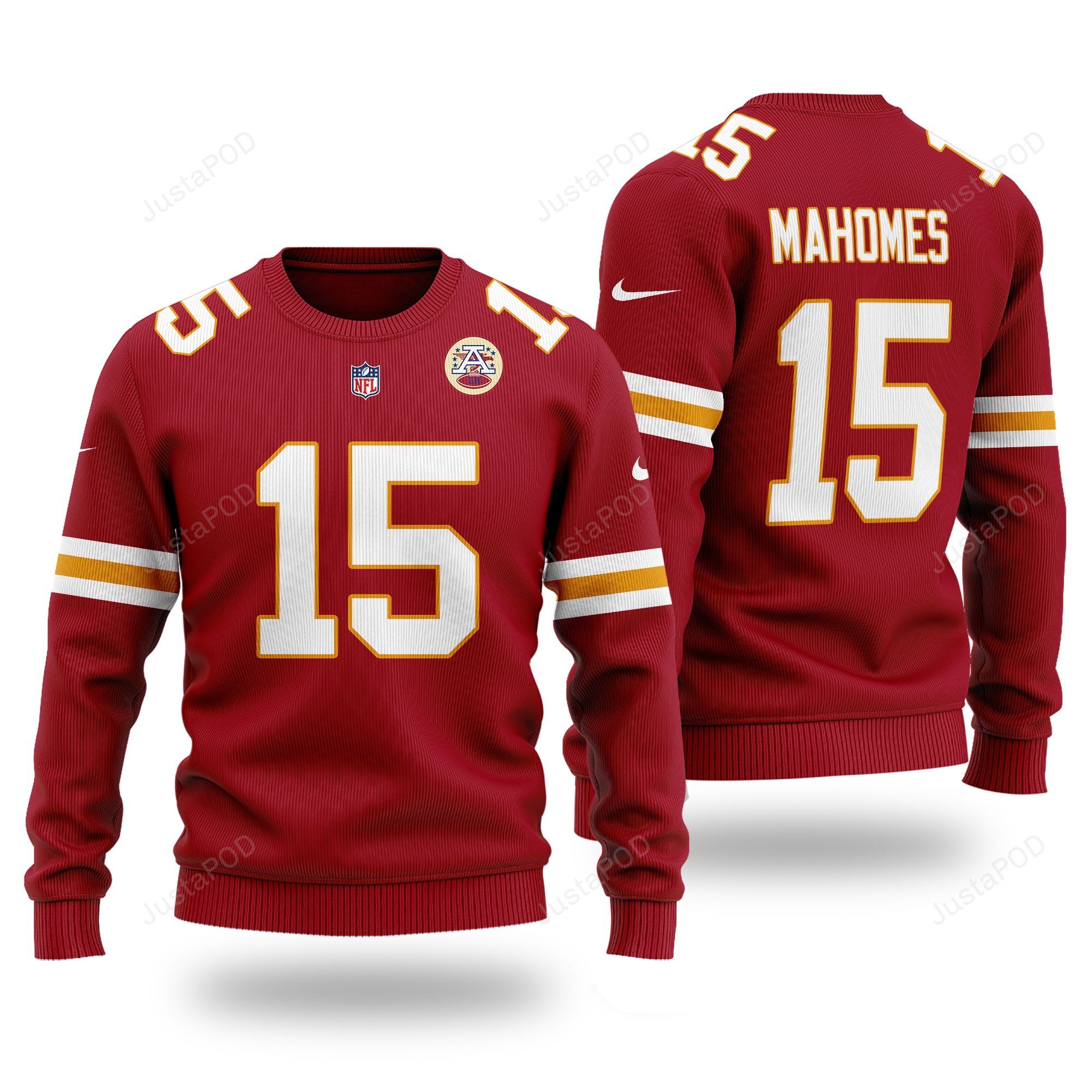 NFL Kansas City Chiefs Patrick Mahomes Ugly Christmas Sweater NFL Kansas City Chiefs Patrick Mahomes Ugly Christmas Sweater