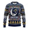 Nfl Los Angeles Rams Grateful Dead Ugly Christmas Sweater