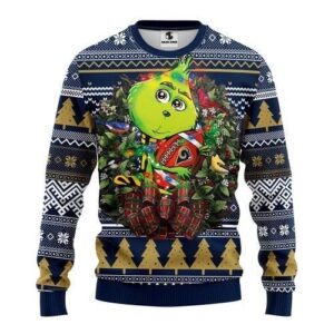 Nfl Los Angeles Rams Grinch Hug Ugly Christmas Sweater