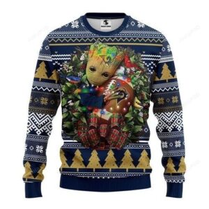 Nfl Los Angeles Rams Groot Hug Ugly Christmas Sweater