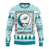 Nfl Miami Dolphins Grateful Dead Ugly Christmas Sweater