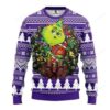 Nfl Minnesota Vikings Grinch Hug Ugly Christmas Sweater