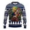 Nfl New England Patriots Groot Hug Ugly Christmas Sweater