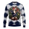 Nfl New England Patriots Pug Dog Ugly Christmas Sweater