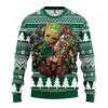 Nfl New York Jets Groot Hug Ugly Christmas Sweater