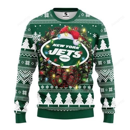 Nfl New York Jets Ugly Christmas Sweater Nfl New York Jets Ugly Christmas Sweater