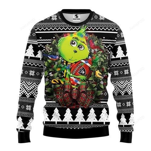 Nfl Oakland Raiders Grinch Hug Ugly Christmas Sweater Nfl Oakland Raiders Grinch Hug Ugly Christmas Sweater