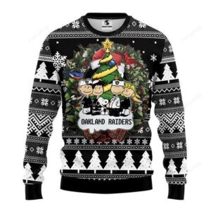 Nfl Oakland Raiders Ugly Christmas Sweater