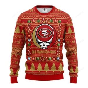 Nfl San Francisco 49ers Grateful Dead Ugly Christmas Sweater