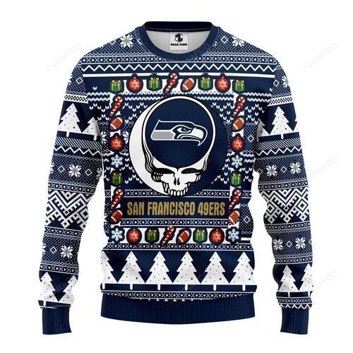 Nfl Seattle Seahawks Ugly Christmas Sweater Nfl Seattle Seahawks Ugly Christmas Sweater