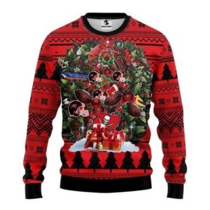 Nfl Tampa Bay Buccaneers Tree Christmas Ugly Christmas Sweater