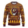 Nfl Washington Redskins Grateful Dead Ugly Christmas Sweater
