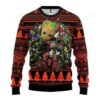 Nhl Anaheim Ducks Groot Hug Ugly Christmas Sweater