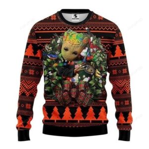 Nhl Anaheim Ducks Groot Hug Ugly Christmas Sweater