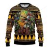 Nhl Boston Bruins Groot Hug Ugly Christmas Sweater