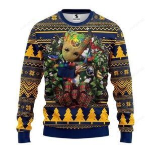 Nhl Buffalo Sabres Groot Hug Ugly Christmas Sweater