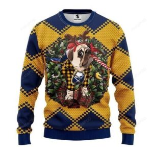 Nhl Buffalo Sabres Pug Dog Ugly Christmas Sweater