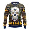 Nhl Buffalo Sabres Skull Flower Ugly Christmas Sweater