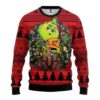 Nhl Calgary Flames Grinch Hug Ugly Christmas Sweater