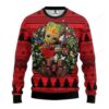 Nhl Calgary Flames Groot Hug Ugly Christmas Sweater