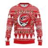 Nhl Carolina Hurricanes Grateful Dead Ugly Christmas Sweater