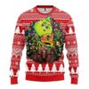Nhl Chicago Blackhawks Grinch Hug Ugly Christmas Sweater