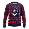 Nhl Columbus Blue Jackets Grateful Dead Ugly Christmas Sweater