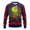 Nhl Columbus Blue Jackets Grinch Hug Ugly Christmas Sweater