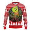 Nhl Detroit Red Wings Grinch Hug Ugly Christmas Sweater