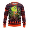 Nhl Edmonton Oilers Grinch Hug Ugly Christmas Sweater