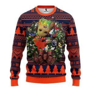 Nhl Edmonton Oilers Groot Hug Ugly Christmas Sweater