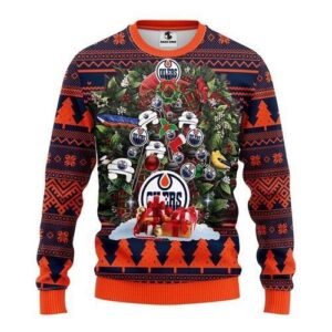 Nhl Edmonton Oilers Ugly Christmas Sweater