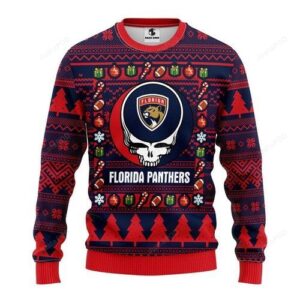 Nhl Florida Panthers Grateful Dead Ugly Christmas Sweater