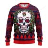 Nhl Florida Panthers Skull Flower Ugly Christmas Sweater