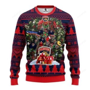 Nhl Florida Panthers Tree Ugly Christmas Sweater