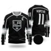 NHL Los Angeles Kings Kopitar 11 White Wool Ugly Sweater