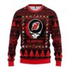Nhl New Jersey Devils Grateful Dead Ugly Christmas Sweater
