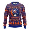 Nhl New York Islanders Grateful Dead Ugly Christmas Sweater