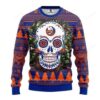Nhl New York Islanders Skull Ugly Christmas Sweater