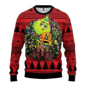 Nhl Ottawa Senators Grinch Hug Ugly Christmas Sweater