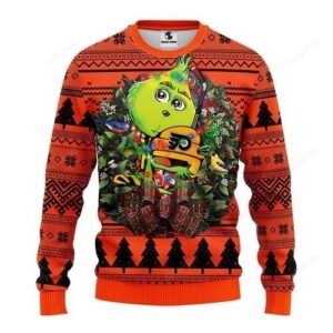 Nhl Philadelphia Flyers Grinch Ugly Christmas Sweater