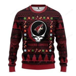 Nhl Phoenix Coyotes Grateful Dead Ugly Christmas Sweater