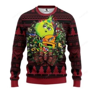 Nhl Phoenix Coyotes Grinch Hug Ugly Christmas Sweater