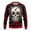 Nhl Phoenix Coyotes Skull Flower Ugly Christmas Sweater