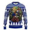 Nhl St. Louis Blues Groot Hug Ugly Christmas Sweater