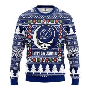 Nhl Tampa Bay Lightning Grateful Dead Ugly Christmas Sweater