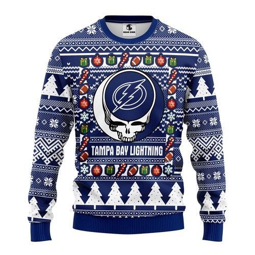 Nhl Tampa Bay Lightning Grateful Dead Ugly Christmas Sweater Nhl Tampa Bay Lightning Grateful Dead Ugly Christmas Sweater